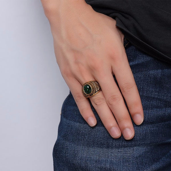 United States Army Ring 18K Gold Plated