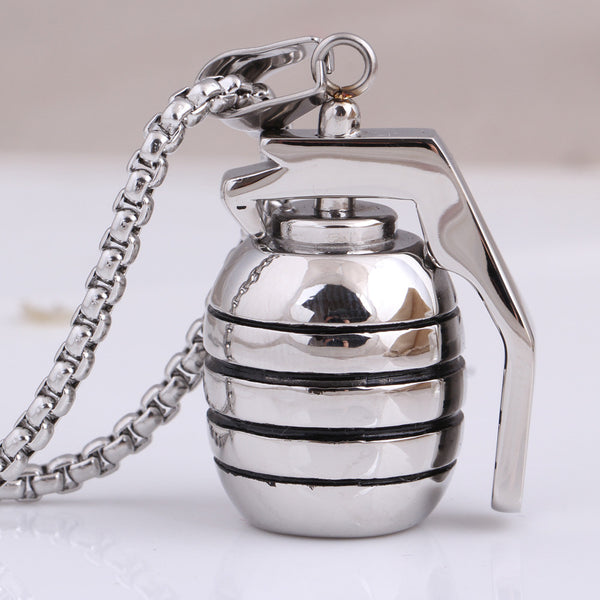Grenade Pendant Necklace