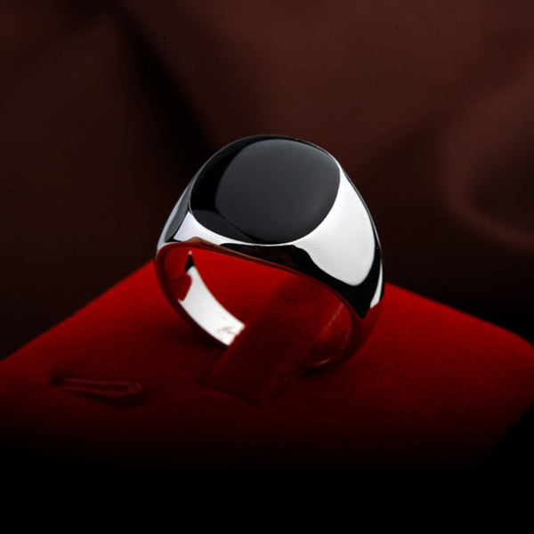 18K Gold or Platinum Plated Signet Ring