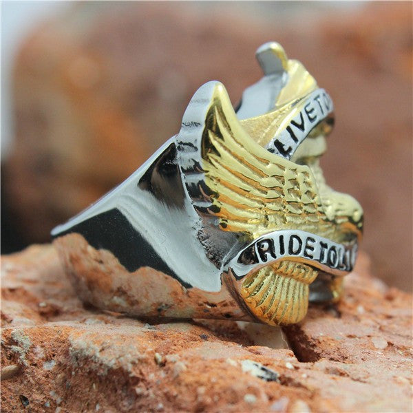 Live to Ride Biker Ring