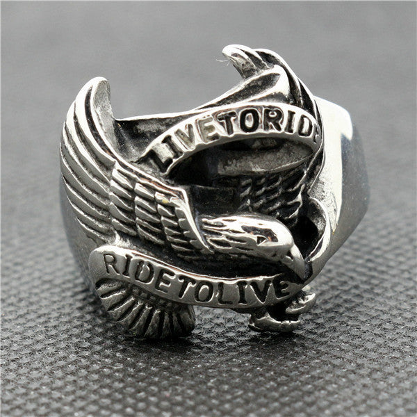 Live to Ride Biker Ring