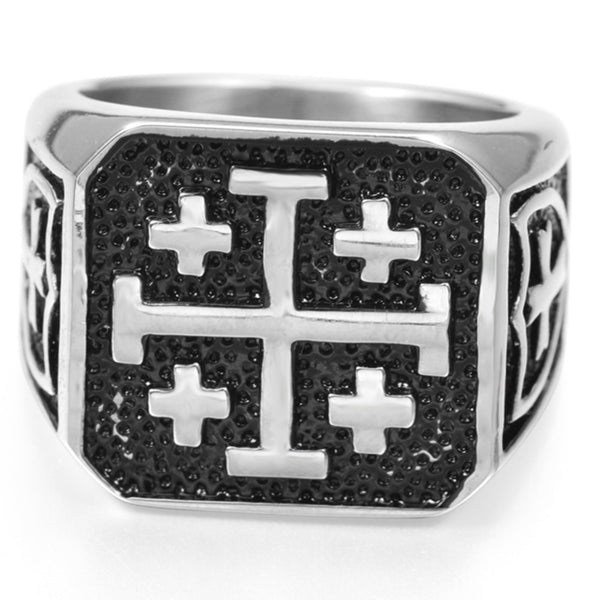 Knights Templar Jerusalem Cross Ring