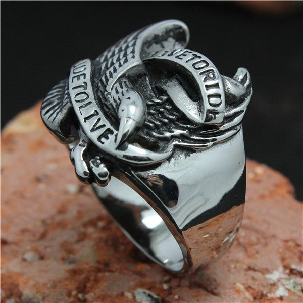 Live To Ride Ride To Live Ring