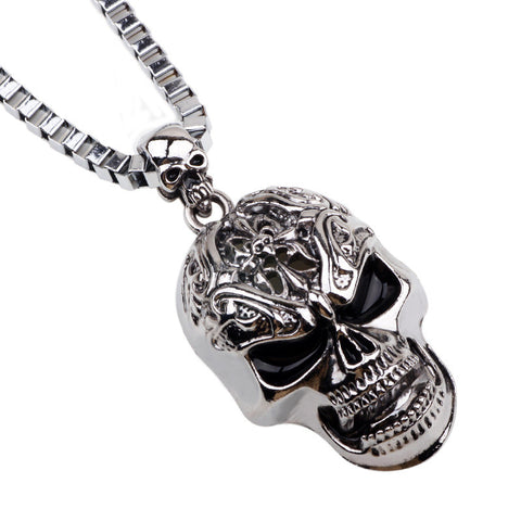 18K Gold or Silver Scorpion Pendant Biker Necklace