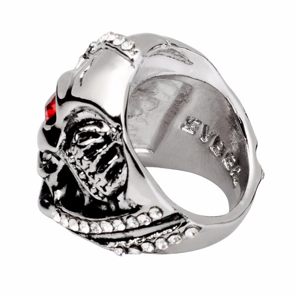 Pirate Skull Biker Ring