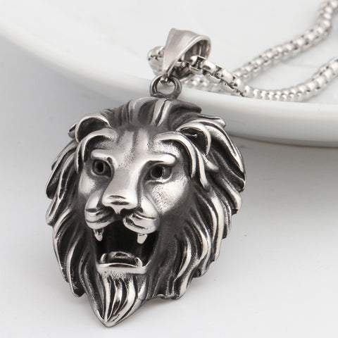 18K Gold or Silver Scorpion Pendant Biker Necklace