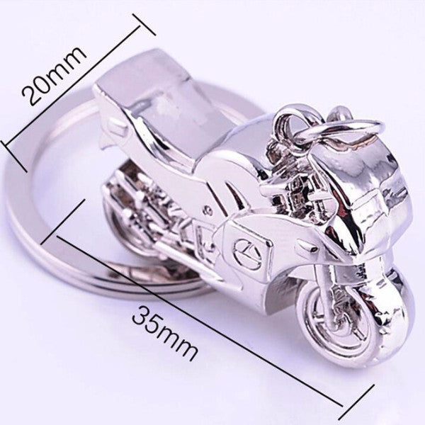 Motorcycle or Helmet Biker Key Chain