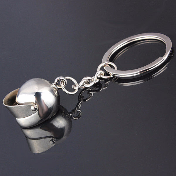Motorcycle or Helmet Biker Key Chain