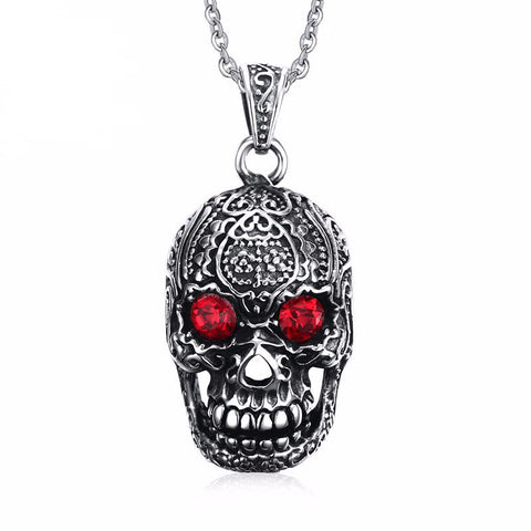 18K Gold or Silver Scorpion Pendant Biker Necklace