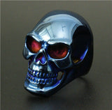 Massive Ghost Skeleton Skull Biker Ring