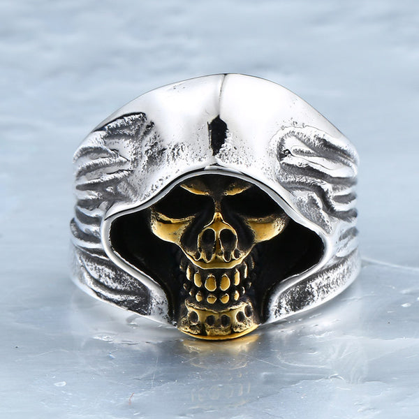Men's Grim Reaper Skull Ring